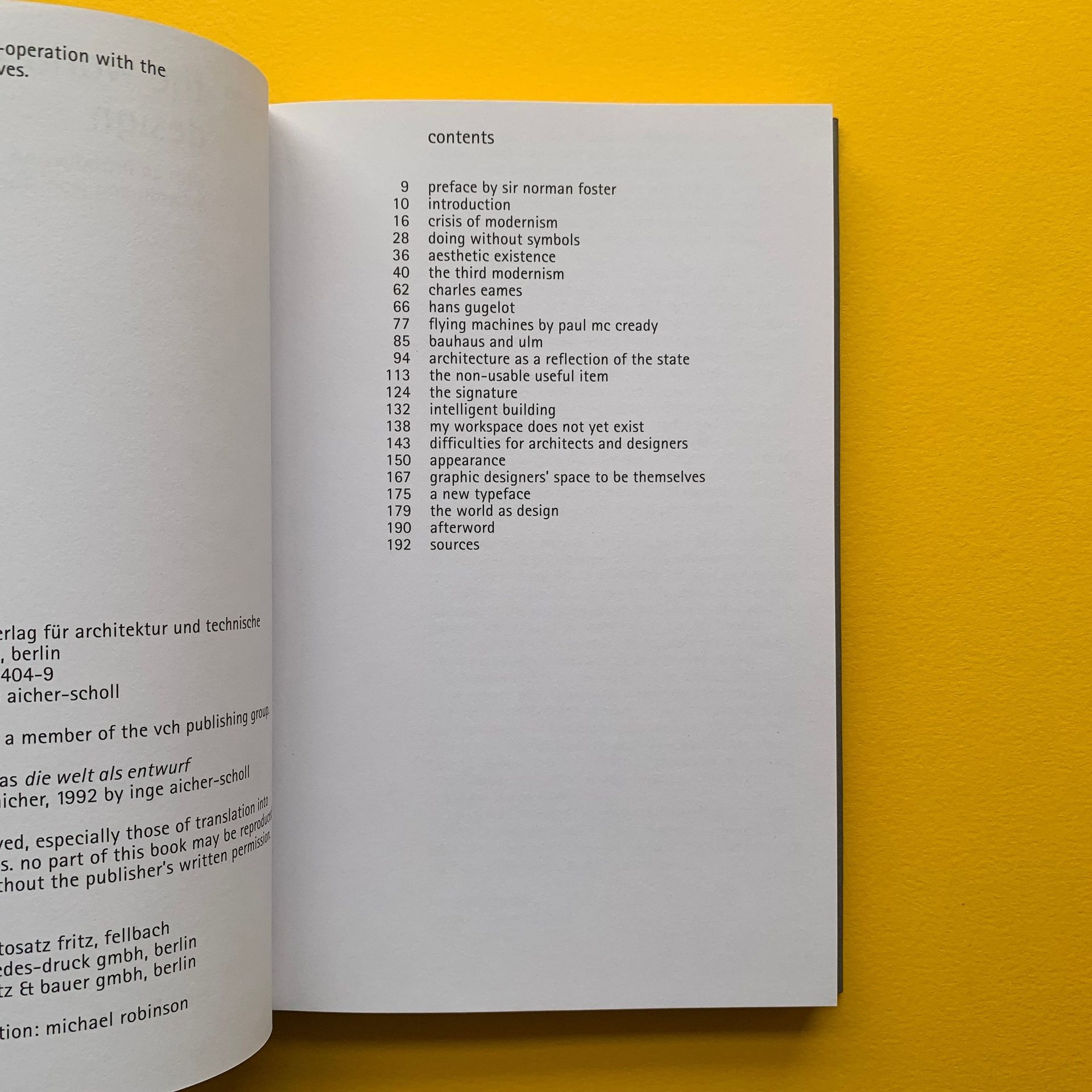 Die Welt als Entwurf / The World as Design, 1991