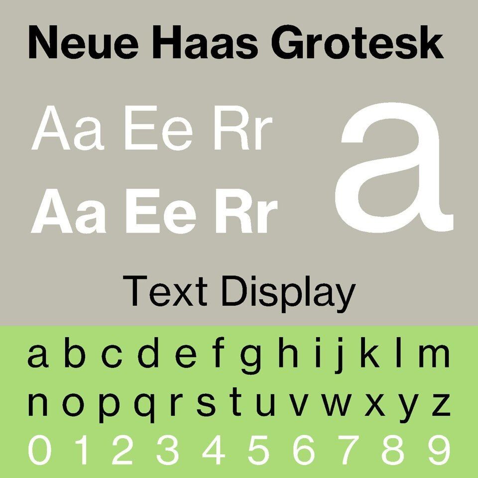 Neue Haas Grotesk digital restoration, Christian Schwartz 2010
