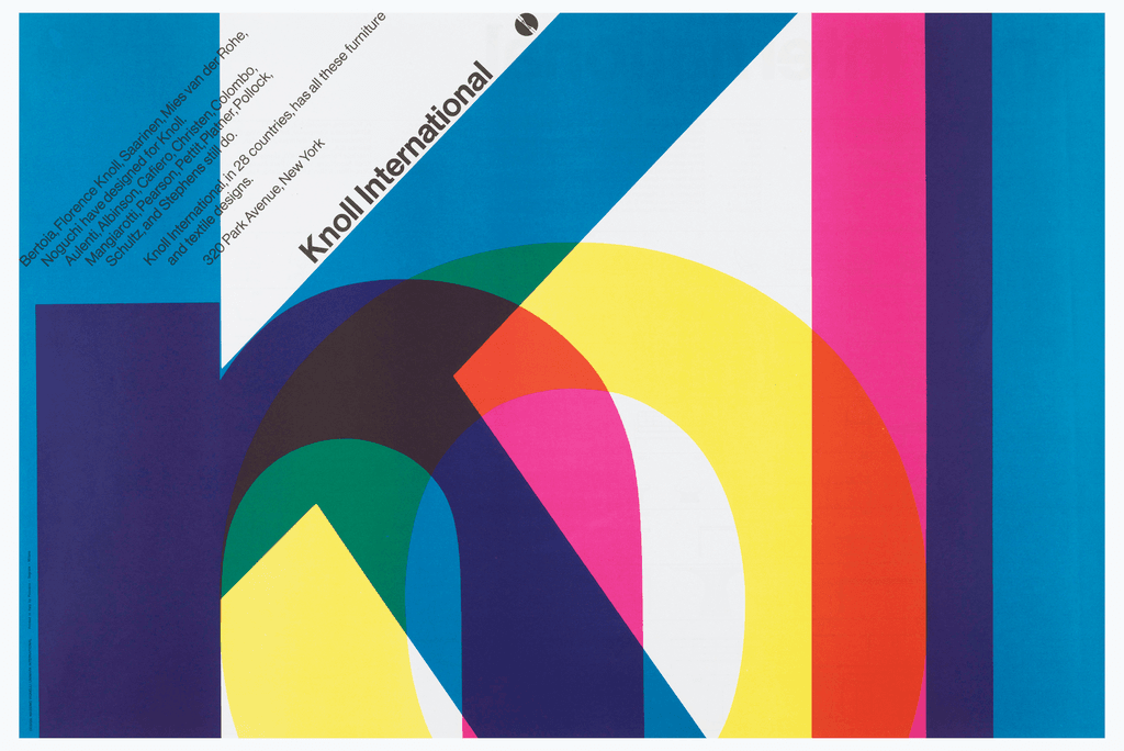 Knoll identity + advertising, 1966
