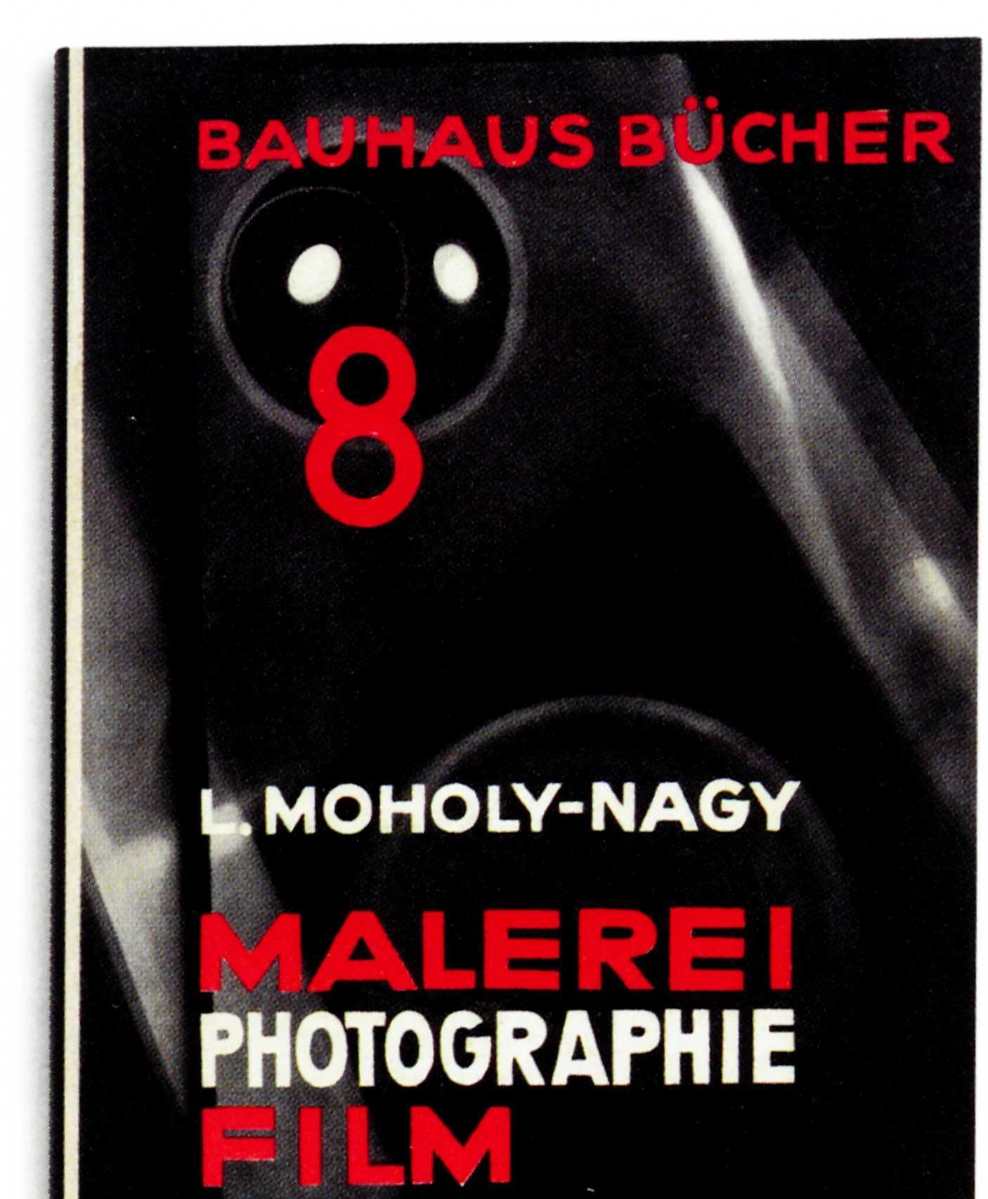 Cover of Malerei, Fotografie, Film by László Moholy-Nagy, Bauhausbücher volume 8, 1925