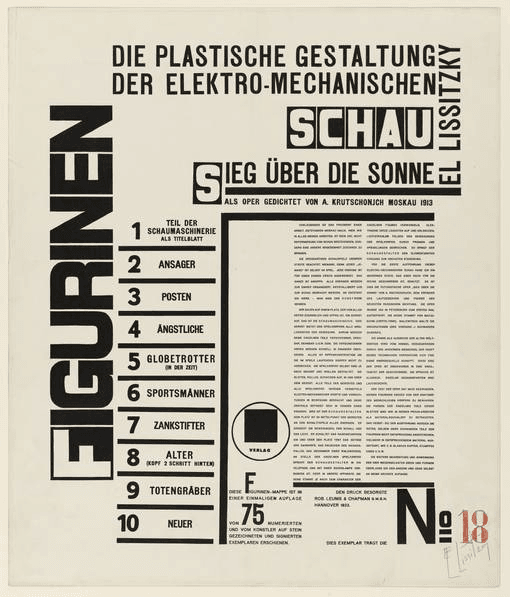 PROUN (Project for the Affirmation of the New), 1919/1923