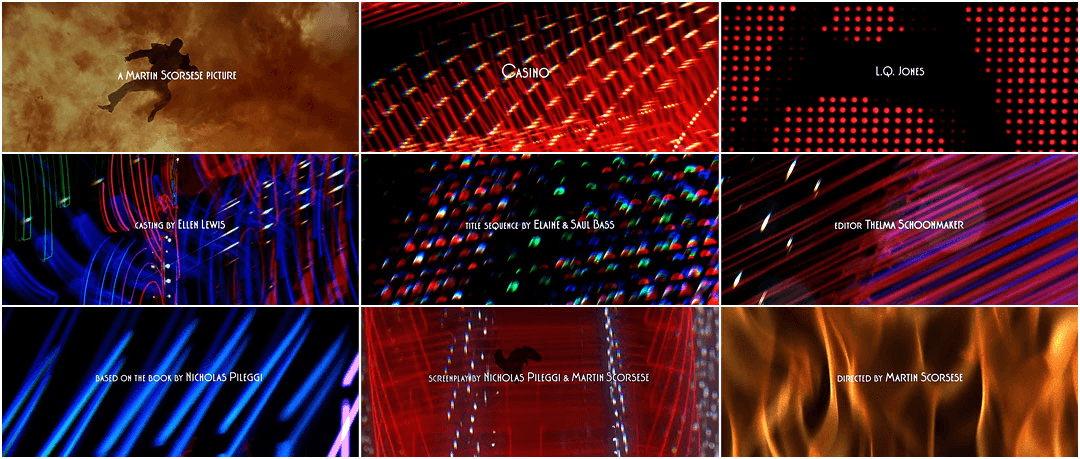 Casino (title sequence), 1995