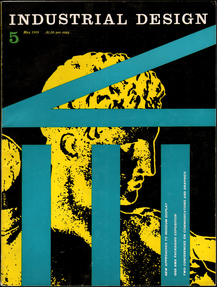 Industrial Design magazine cover, 1954