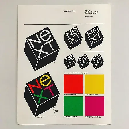 Paul Rand, NeXT logo, 1986