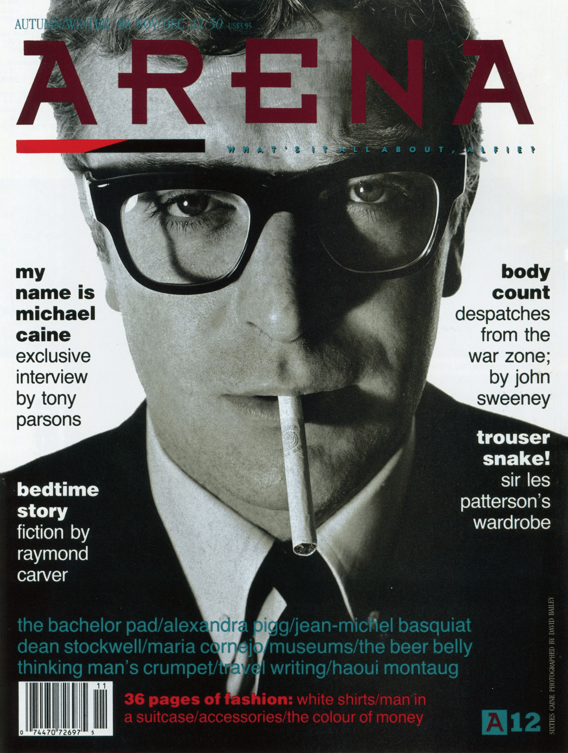 Arena magazine art direction, 1987/1990