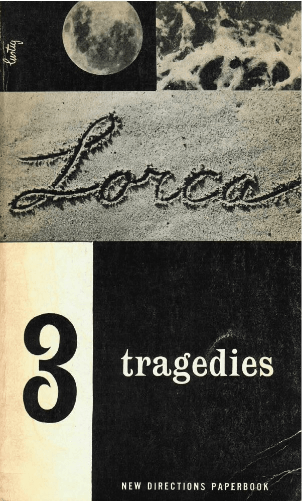 Three Tragedies García Lorca book cover, 1947