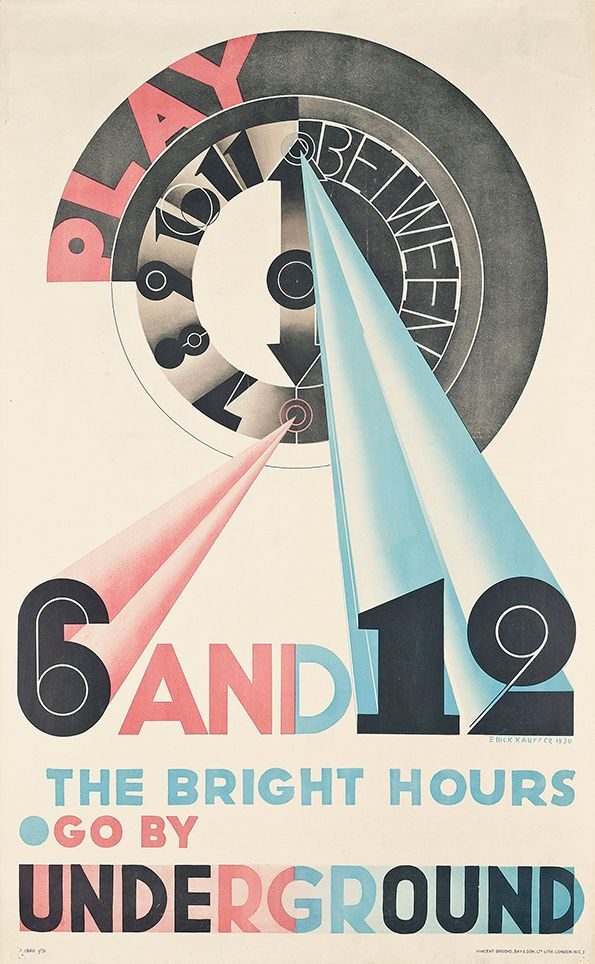 Edward McKnight Kauffer Underground posters