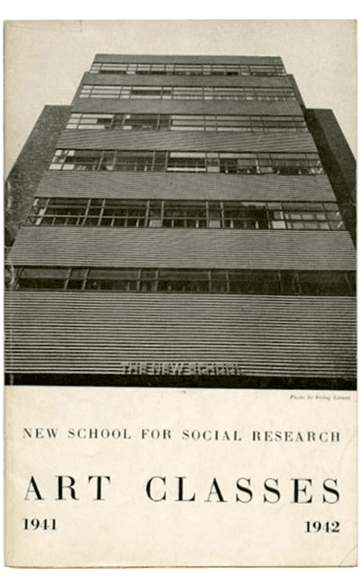 Design Laboratory teaching programme, 1941/1967
