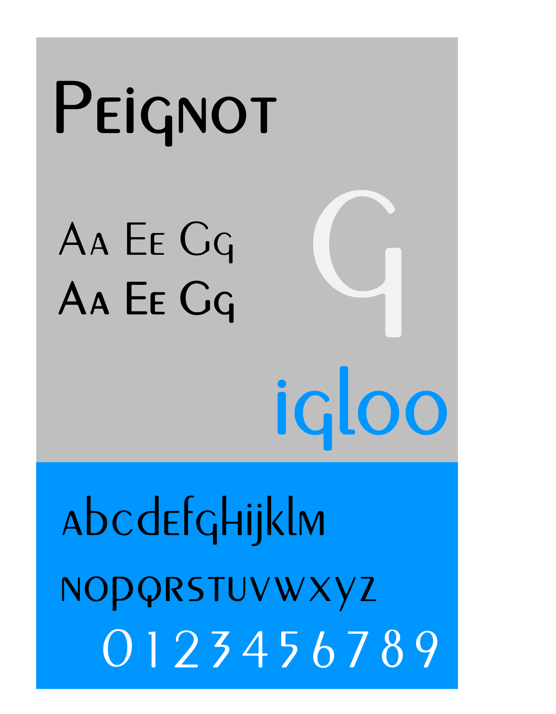 Peignot (typeface), 1937