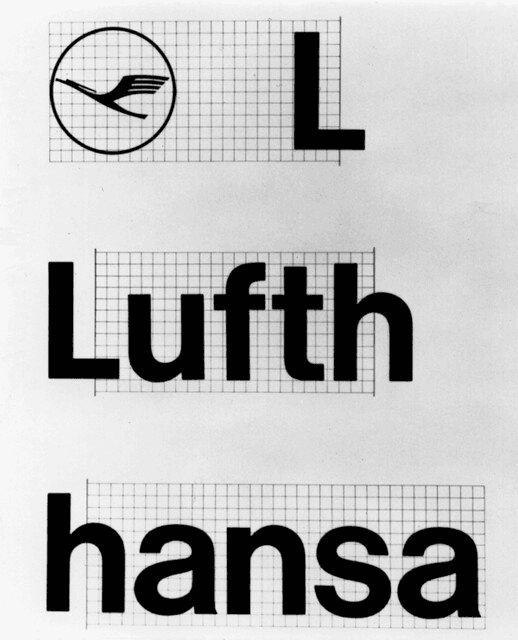 Lufthansa corporate identity, 1962