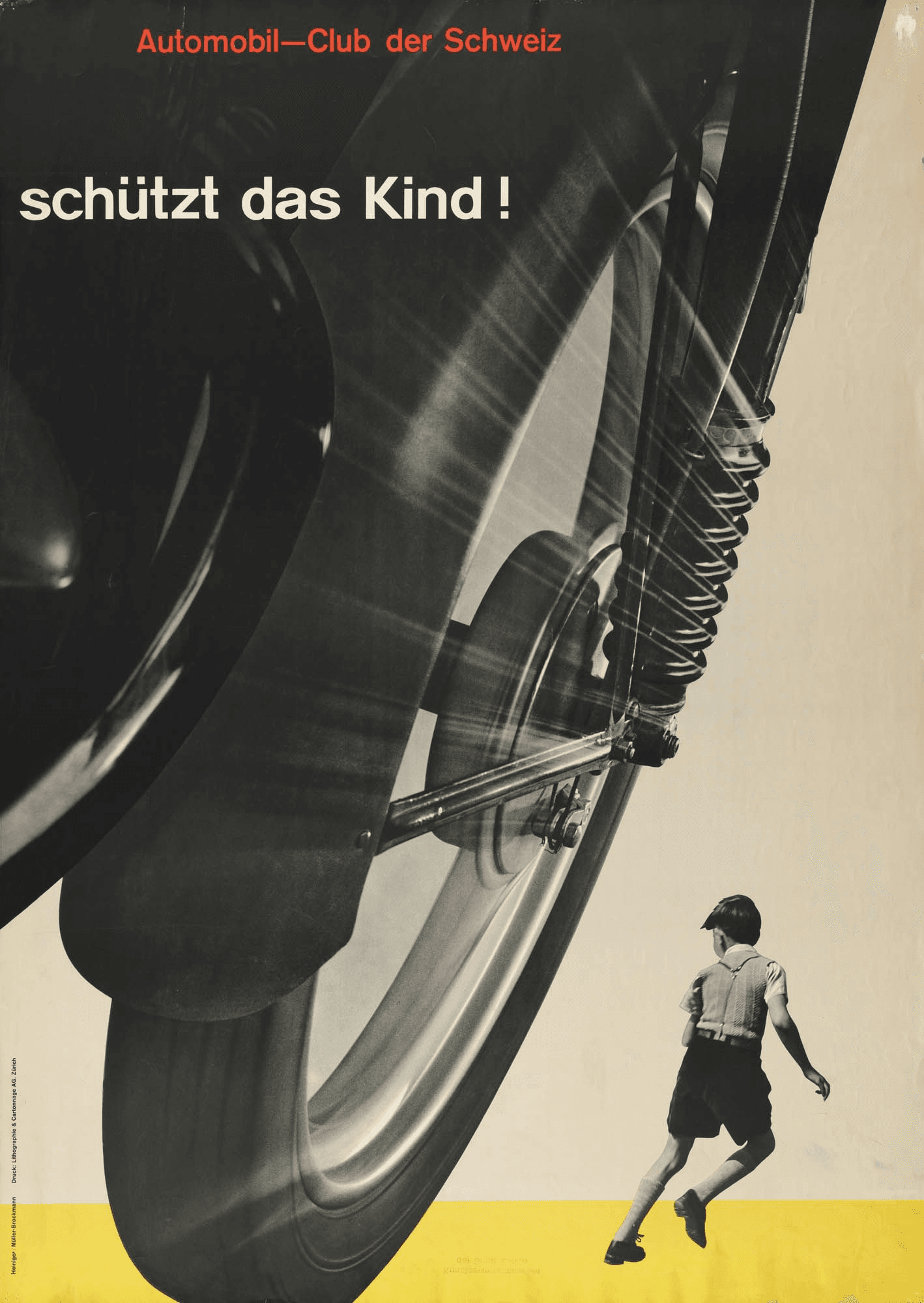 Swiss Automobile Club traffic-safety posters, 1953/1960