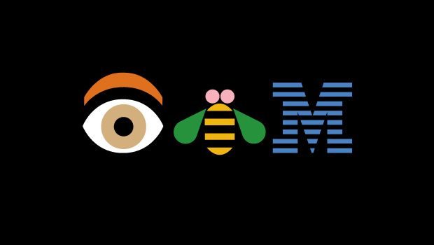 Paul Rand, IBM logo, 1956