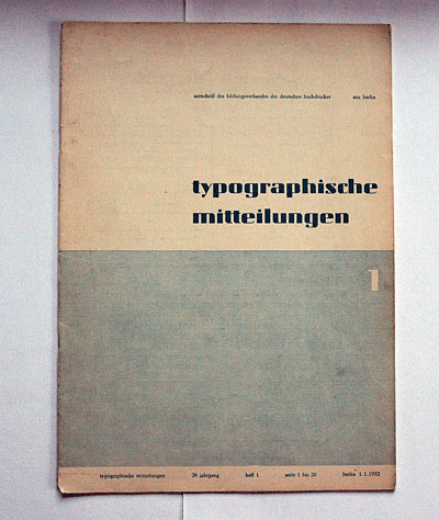 Zeus typeface, 1931
