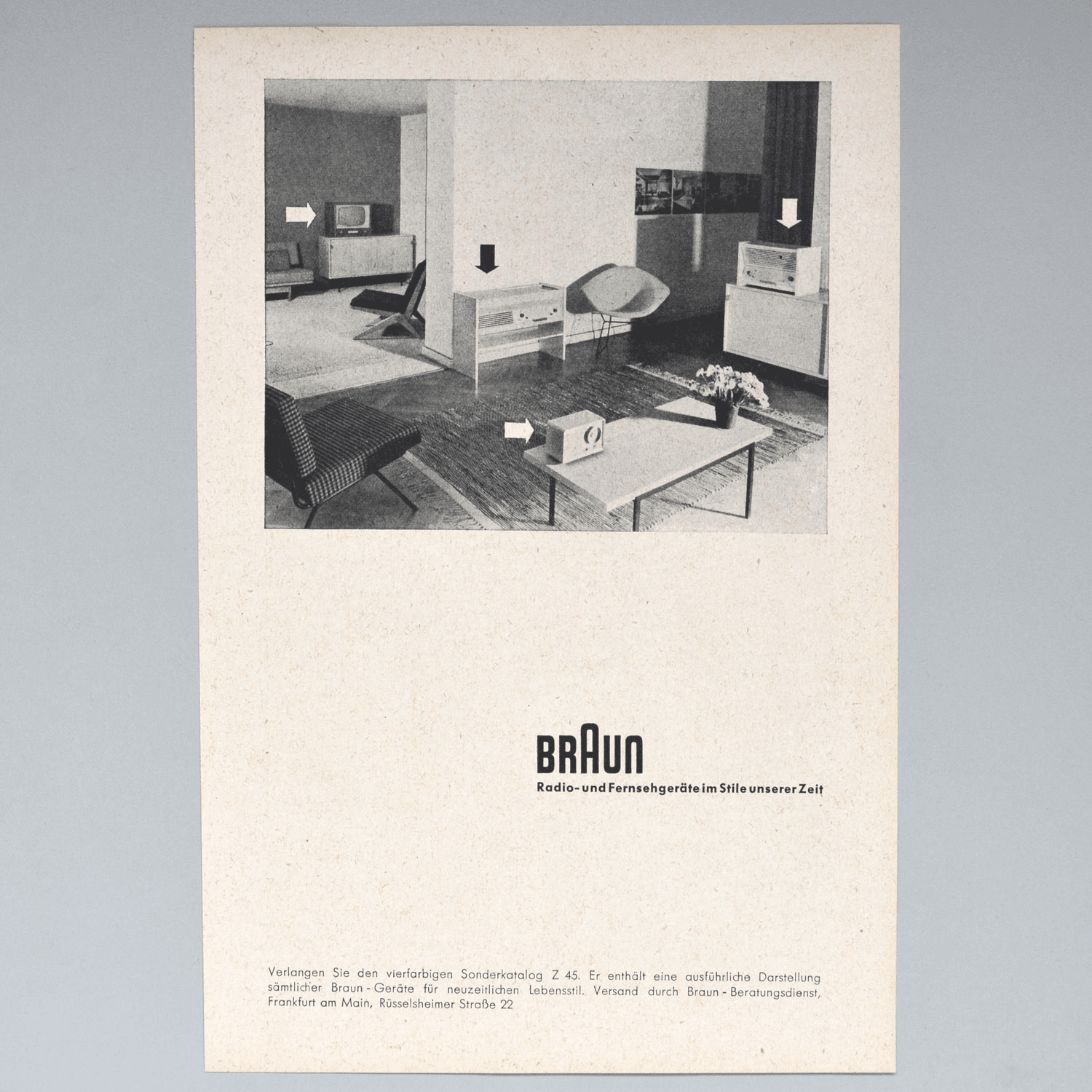 Braun brand identity and design collaboration, 1954/1980