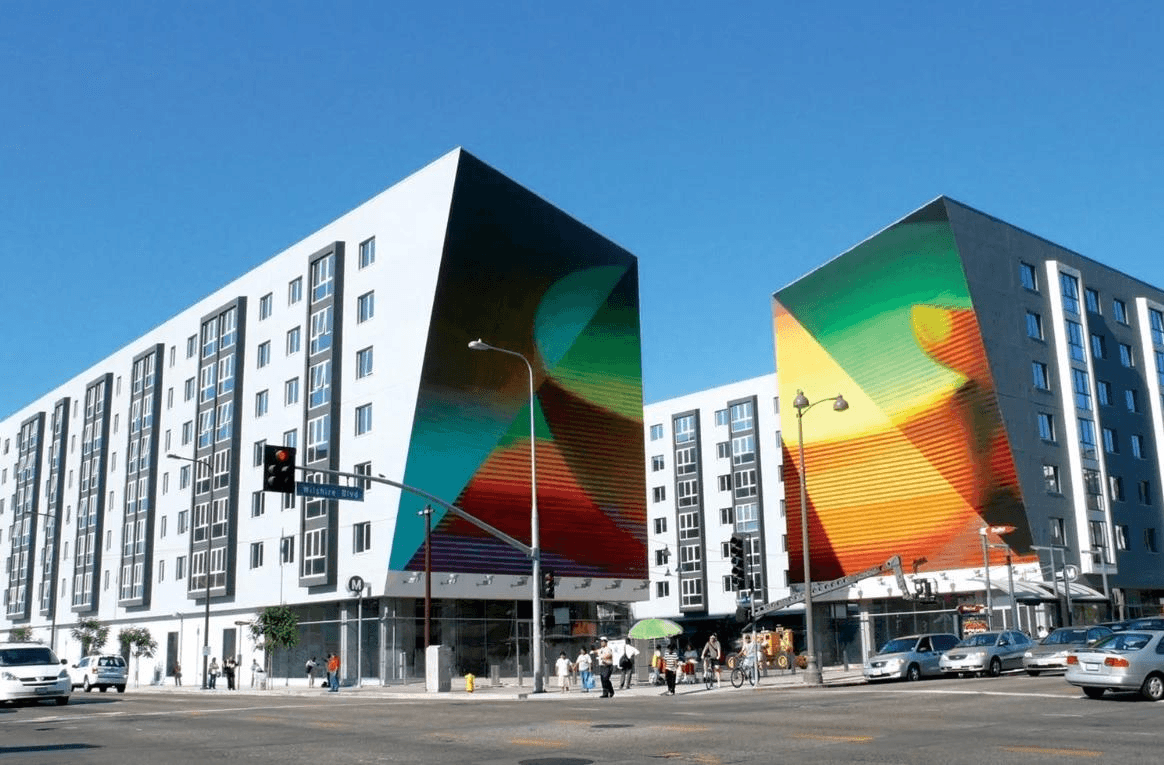Wilshire/Vermont Station installation