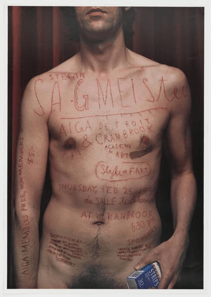AIGA Detroit lecture poster, 1999